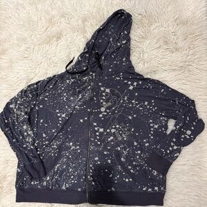 Lovesick Navy and White Cosmic Hoodie